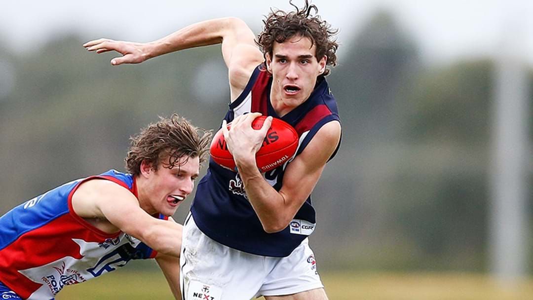 Article heading image for Top Draft Prospect Max King Stretchered Off During School Footy Game