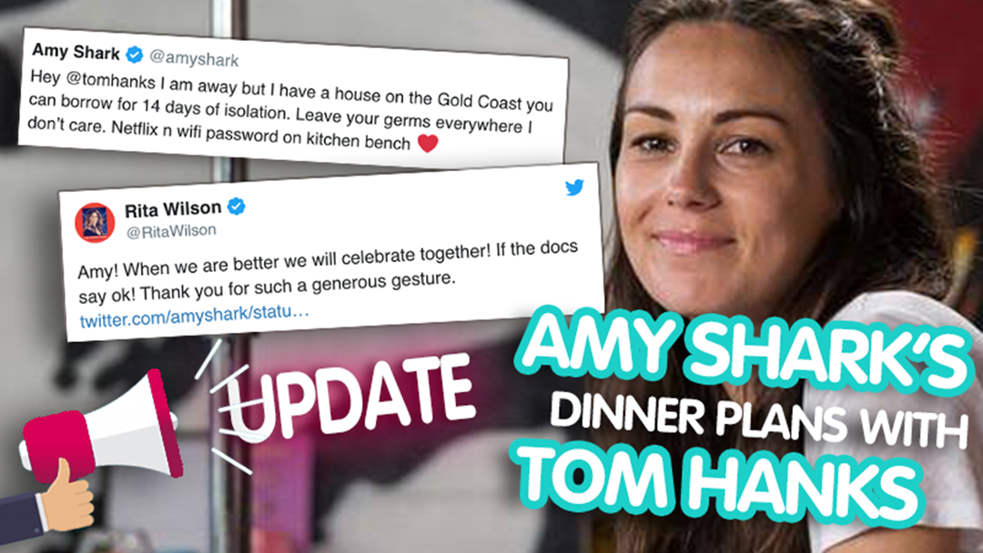 Article heading image for Amy Shark Gives Update on Hanks' Dinner