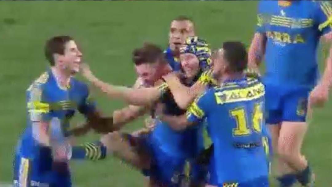 Article heading image for WTF Is Gutherson Doing In This Try Celebration?