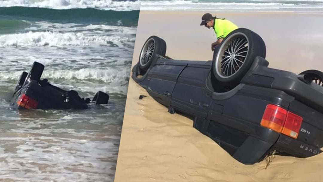 Article heading image for Someone Rolled Their Range Rover In QLD, And That's Why They're Not Called Beach Rovers
