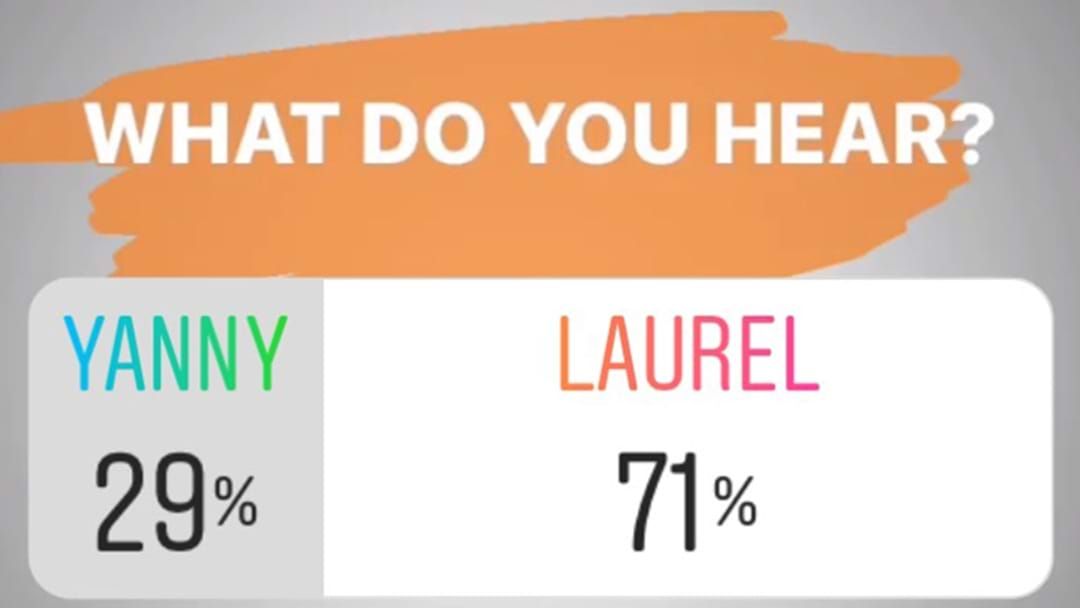 Article heading image for LISTEN | Kennedy Molloy Figures Out The Difference Between 'Laurel' And 'Yanny'