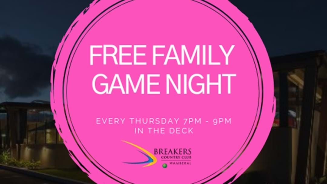 Article heading image for Breakers Country Club Family Fun Night!