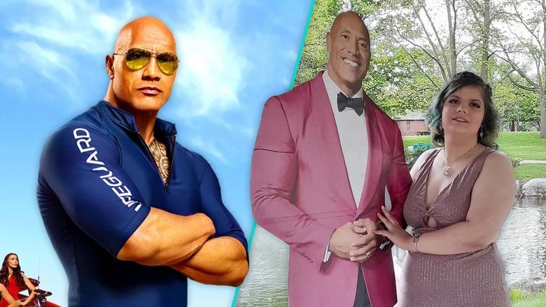 Article heading image for Dwayne 'The Rock' Johnson Surprises Fan Who Took A Cut-Out Of Him To Their Formal