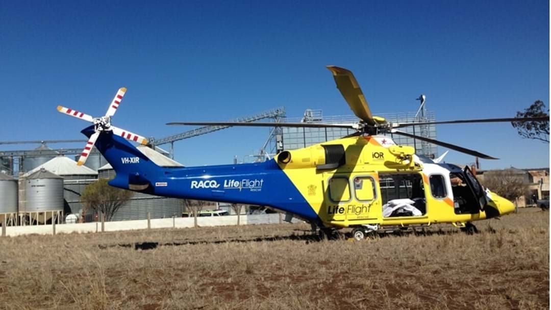 Article heading image for Fall Victims Airlifted in Separate Incidents 