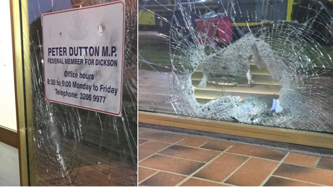 Article heading image for Bricks Thrown Through Peter Dutton's Brisbane Office