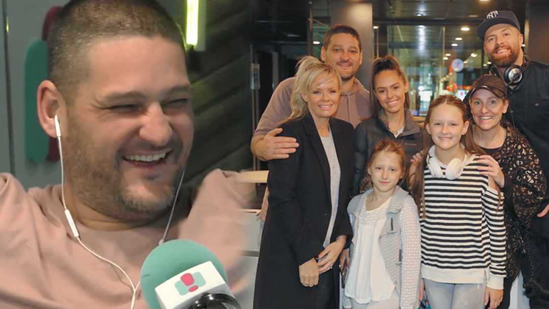 Article heading image for Brendan Fevola Reveals His Baby's Due Date Live On Air
