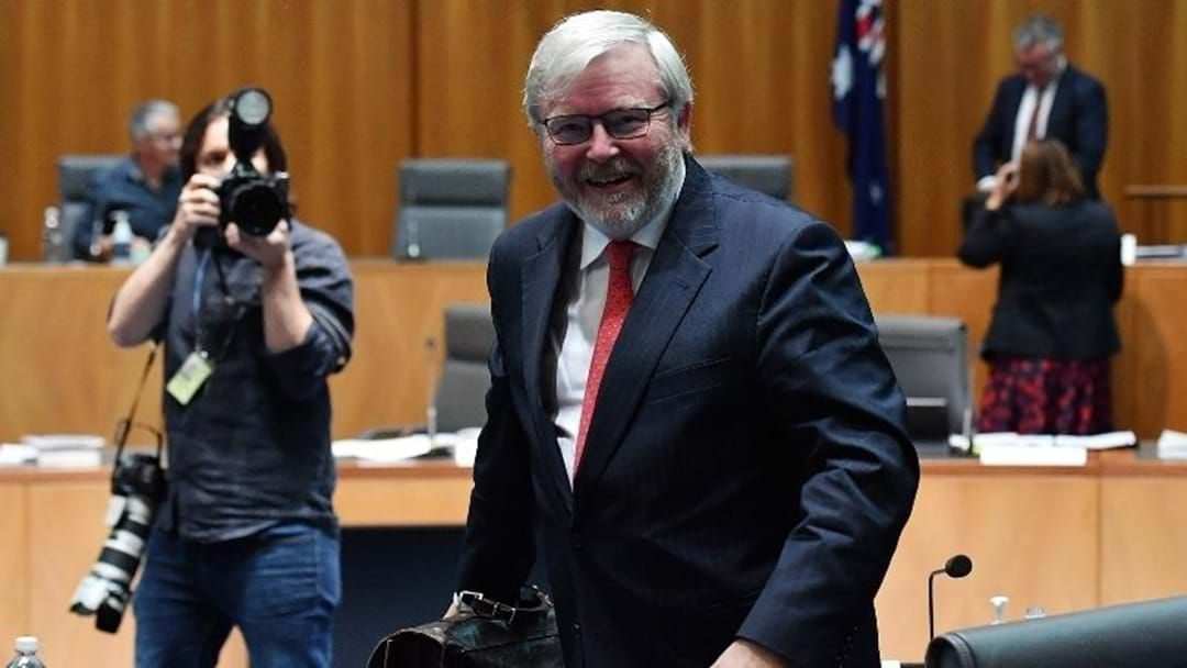 Article heading image for A Group Of Drunken Melbournians Thought K Rudd Was Their Uber Driver So He Drove Them Into Town