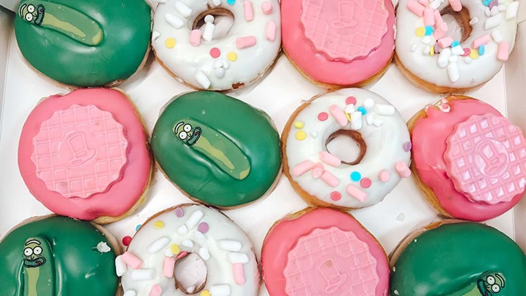 Article heading image for An Actual Pickle Flavoured Krispy Kreme Doughnut Exists & We Are Obsessed