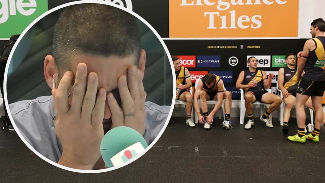 Article heading image for Fev Got Himself Into An Awkward Situation In The Richmond Change-Rooms After Their Loss On Friday Night 