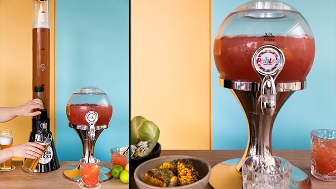 Article heading image for This New Sydney Joint Has Giant Fish Bowl Cocktails & 3L Beer Towers