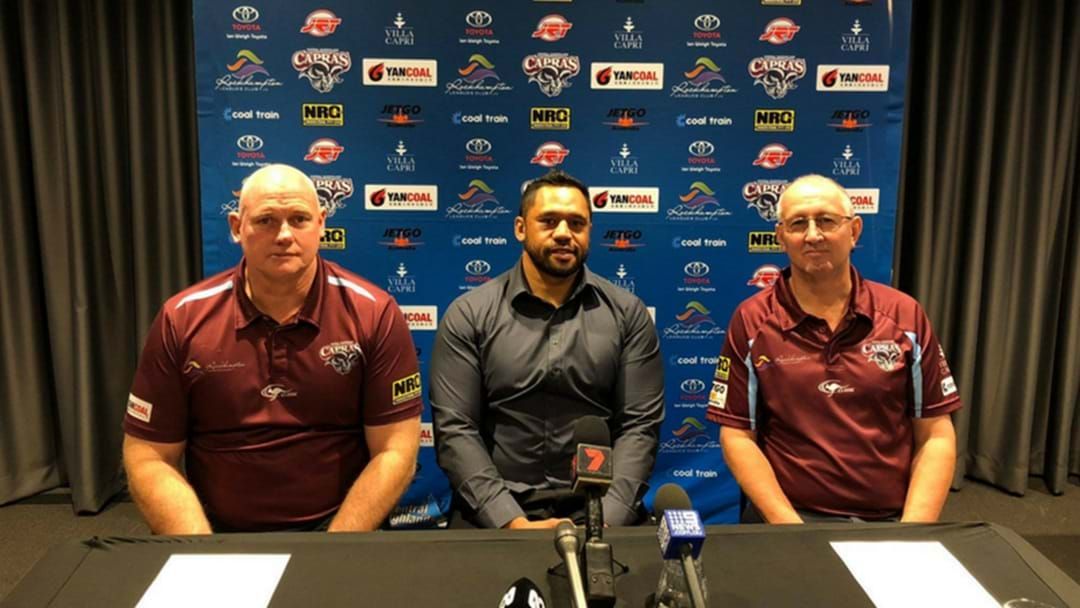Article heading image for CQ Capras Appoint New 2019 Intrust Super Cup Head Coach!