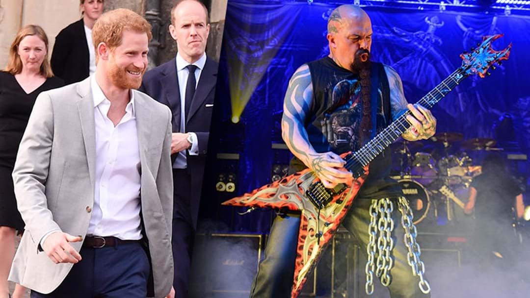 Article heading image for It Turns Out Prince Harry Is Actually A Big Metal Fan
