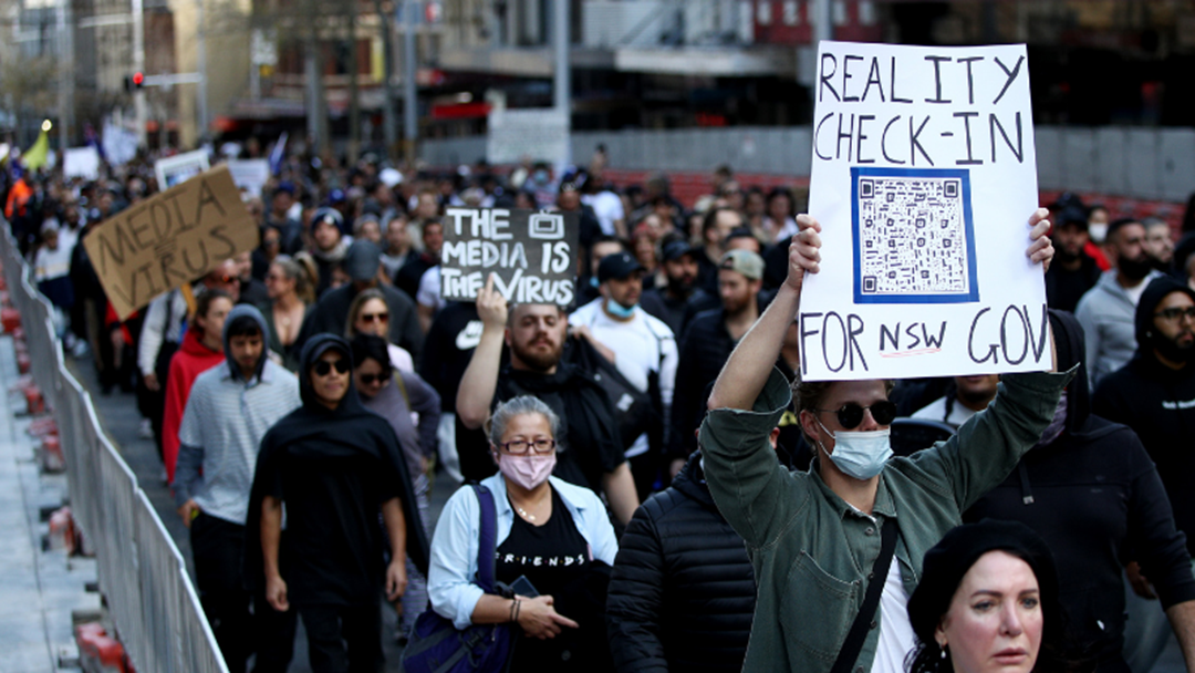 Article heading image for NSW Police Strike Force Hunting Down Anti-Lockdown Protesters