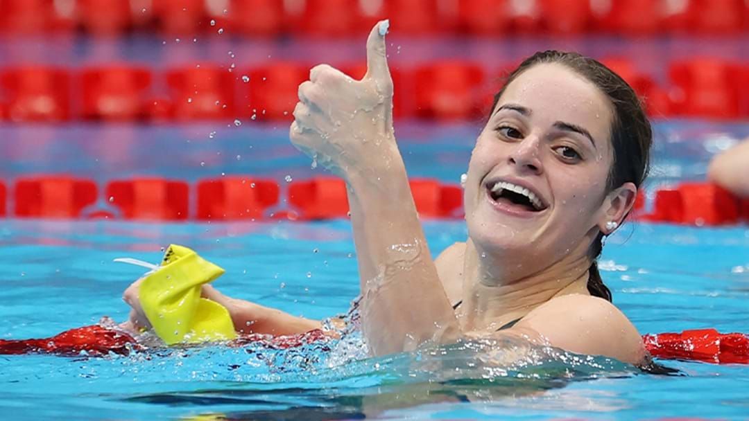 Article heading image for We Called Gold-Medallist Kaylee McKeown's Mum To Dob On Her For Swearing