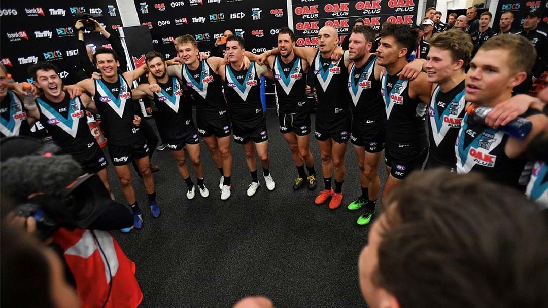 Article heading image for Seb Costello Reveals The “Secret Weapon” Behind Port Adelaide’s Good Form