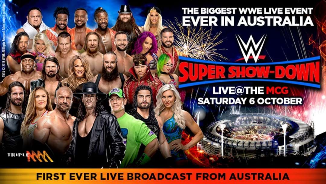 Article heading image for WWE Super Show-Down Announced For October - Right Here In Australia!