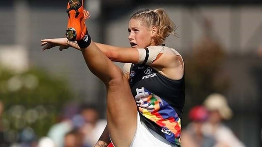 Article heading image for What Does An AFLW Coach Think Of The Comments Around Tayla Harris?