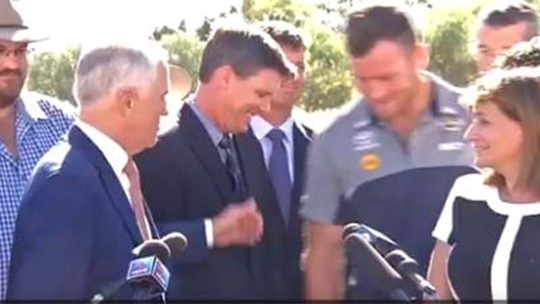 Article heading image for You Have To See This Awkward Video Of PM Malcolm Turnbull And Gavin Cooper