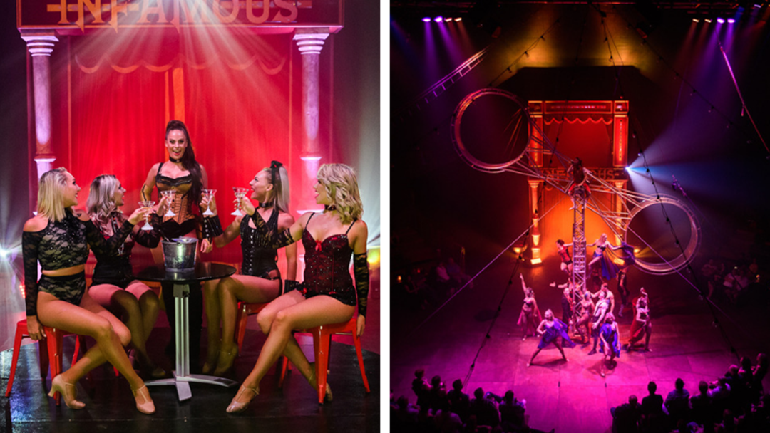 Article heading image for Cheeky Adult Circus Cabaret INFAMOUS Returns To The Gold Coast!