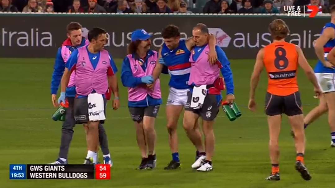 Article heading image for Tom Liberatore Injured After Big Tackle
