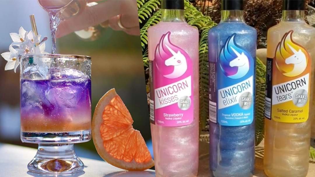 Article heading image for Unicorn Gin & Vodka Is Here To Make Christmas Extra Sparkly 