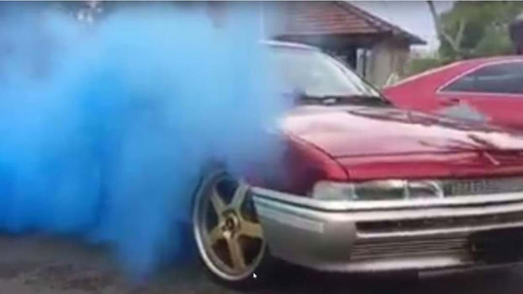Article heading image for Gender Reveal Burnouts Are Now A Thing Apparently