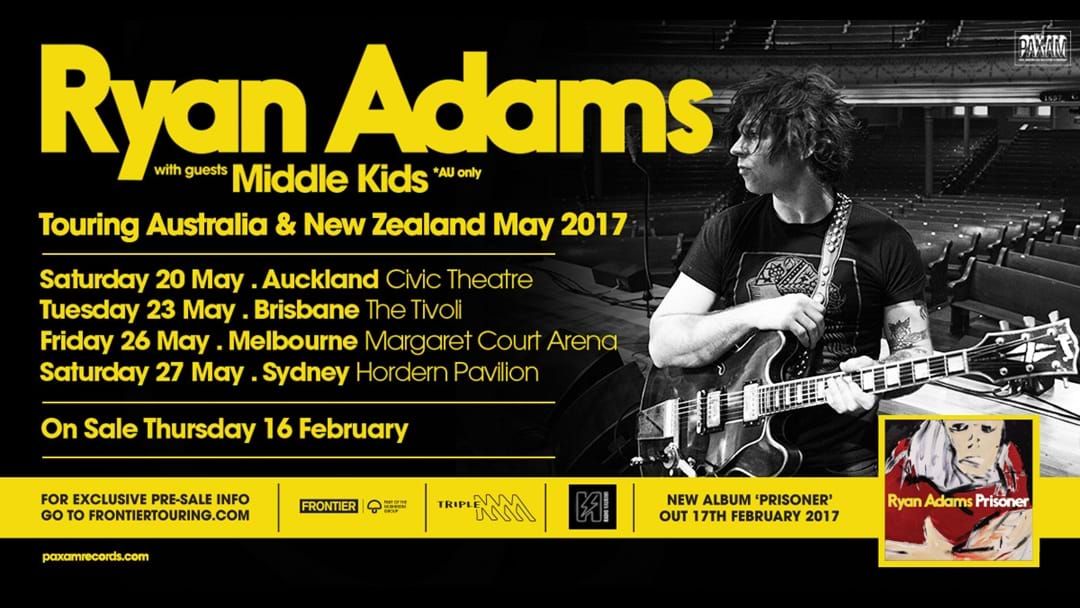 ryan adams tour australia