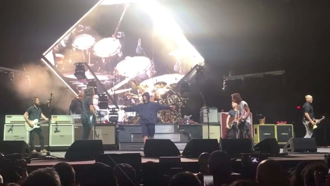 Article heading image for WATCH: Foo Fighters, Liam Gallagher & Joe Perry Perform Beatles Classic