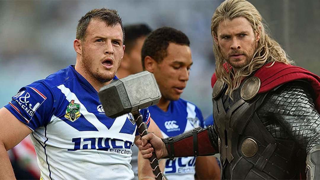 Article heading image for An NRL Player Has Fronted A Press Conference Dressed As Thor