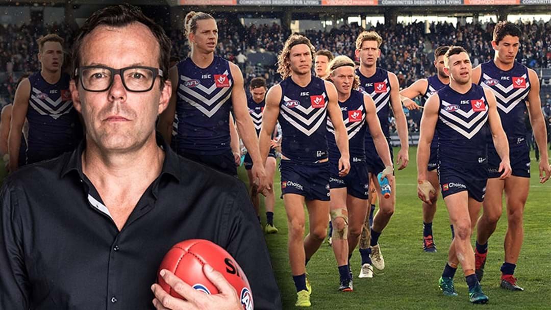 Article heading image for LISTEN | Damian Barrett Says That Fremantle Is “Not A Happy Place”