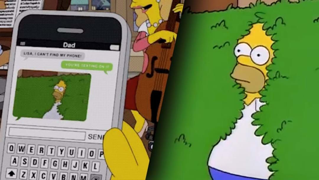 Article heading image for The Simpsons Used The Homer Disappearing Into A Hedge Meme On Their Most Recent Episode