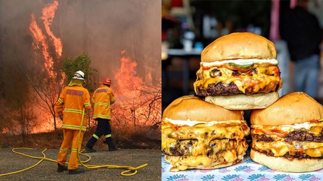 Article heading image for Milky Lane Is Shouting Burgers, Fries & Drinks To All Firefighters 