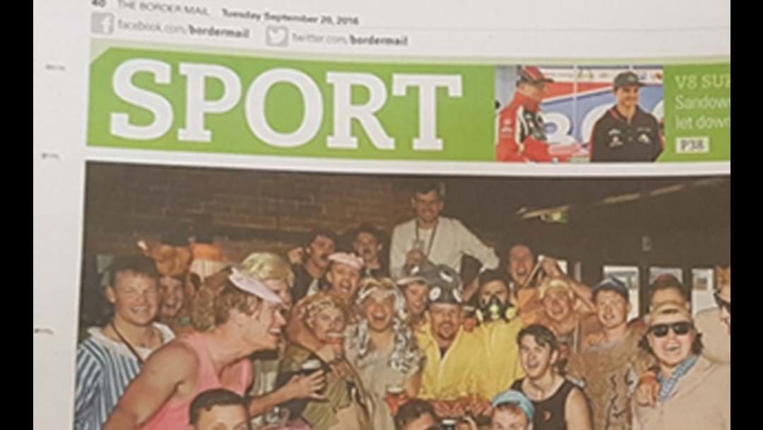 Article heading image for Aussie Newspaper Accidentally Puts Bloke’s Sneaky Nuts On The BACK PAGE