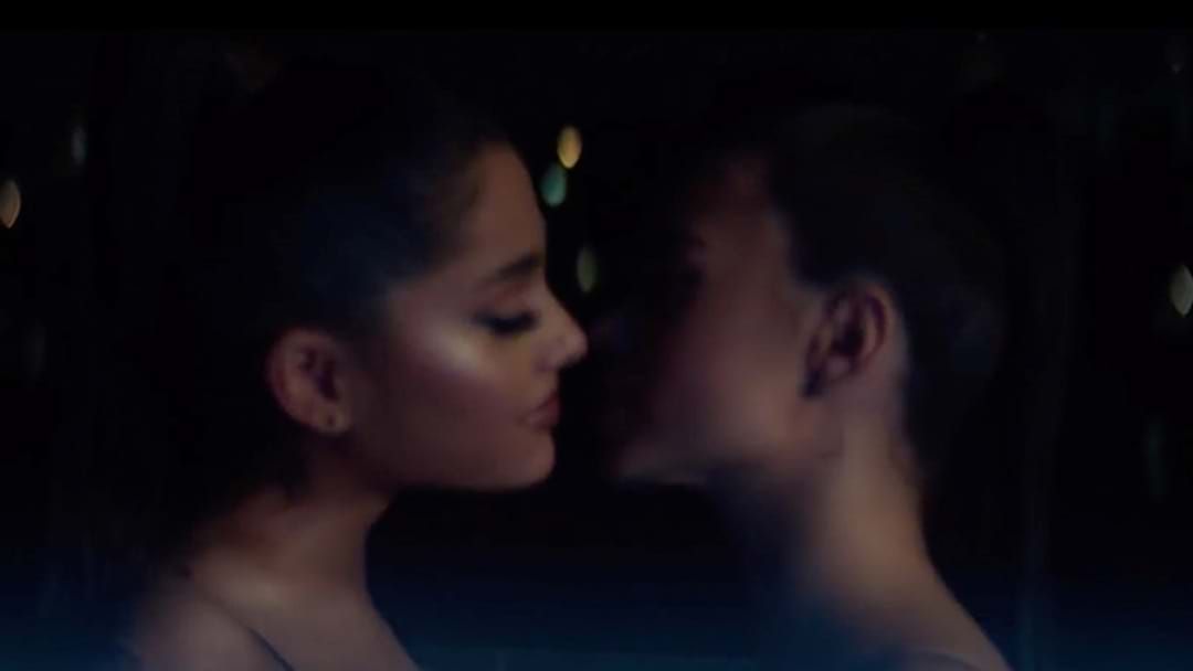Article heading image for Ariana Grande SHOCKS With Surprise Song, SMOOCH and Video!