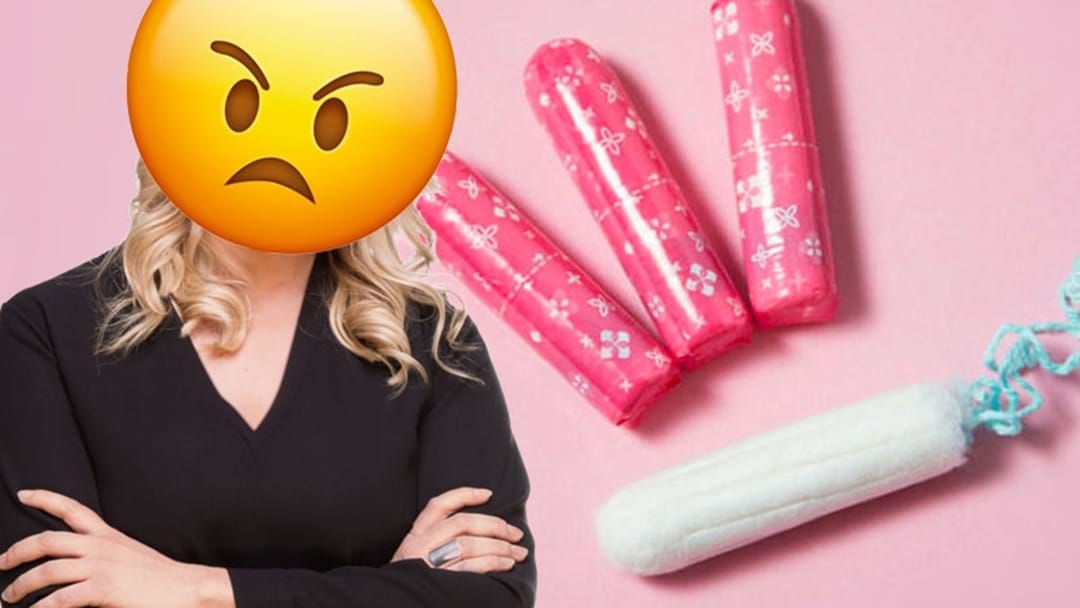 Article heading image for Kymba Gets Fired Up About The Tampon Tax