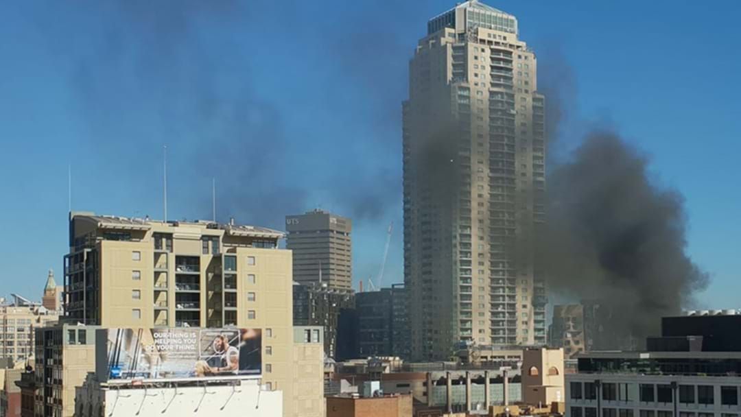 Article heading image for Sydney CBD Building On Fire