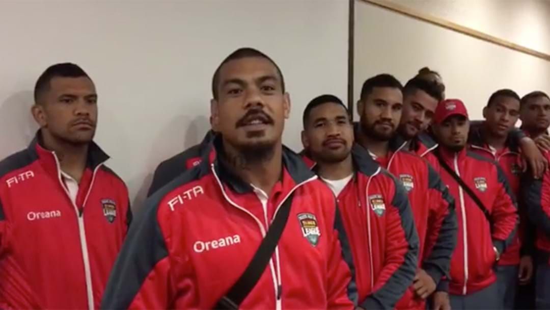 Article heading image for Tongan Team Plea For Peace As Pacific Rivalry Intensifies