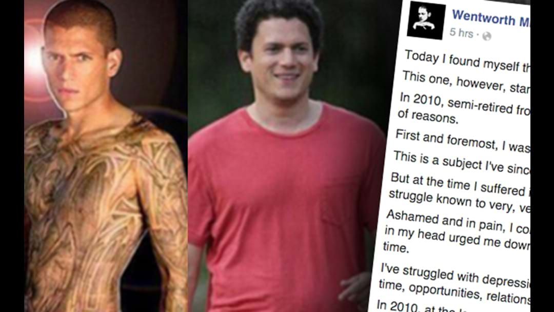 Article heading image for Prison Break Star Wentworth Miller’s Moving Facebook Post Following Fat-Shamiing Meme