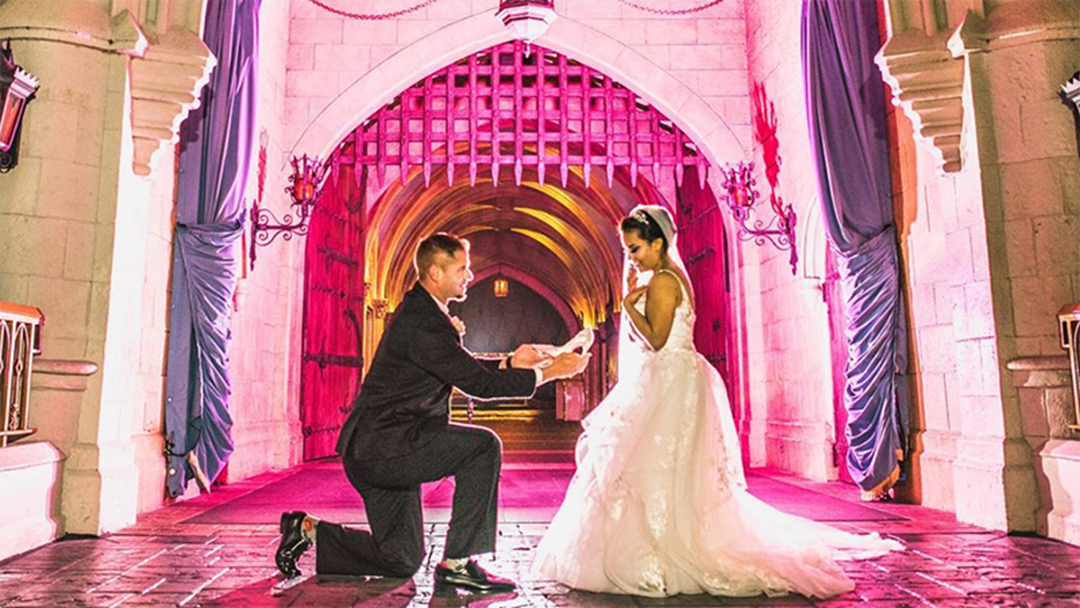 Article heading image for These 12 Photos Will Make You Want To Get Married At Disneyland