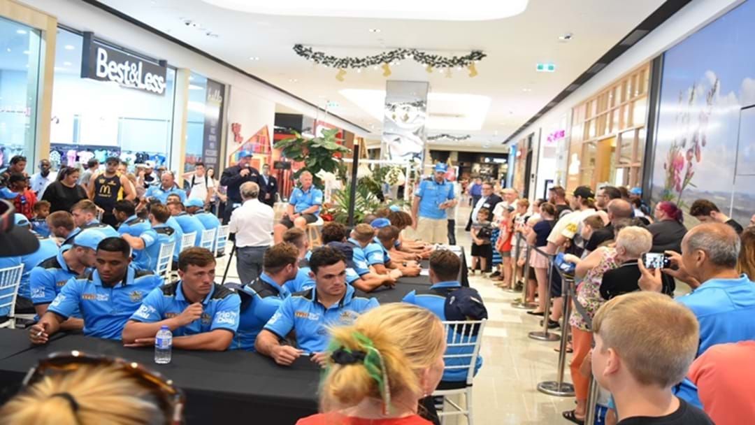 Article heading image for Fans Line-up to Meet the Gold Coast Titans 