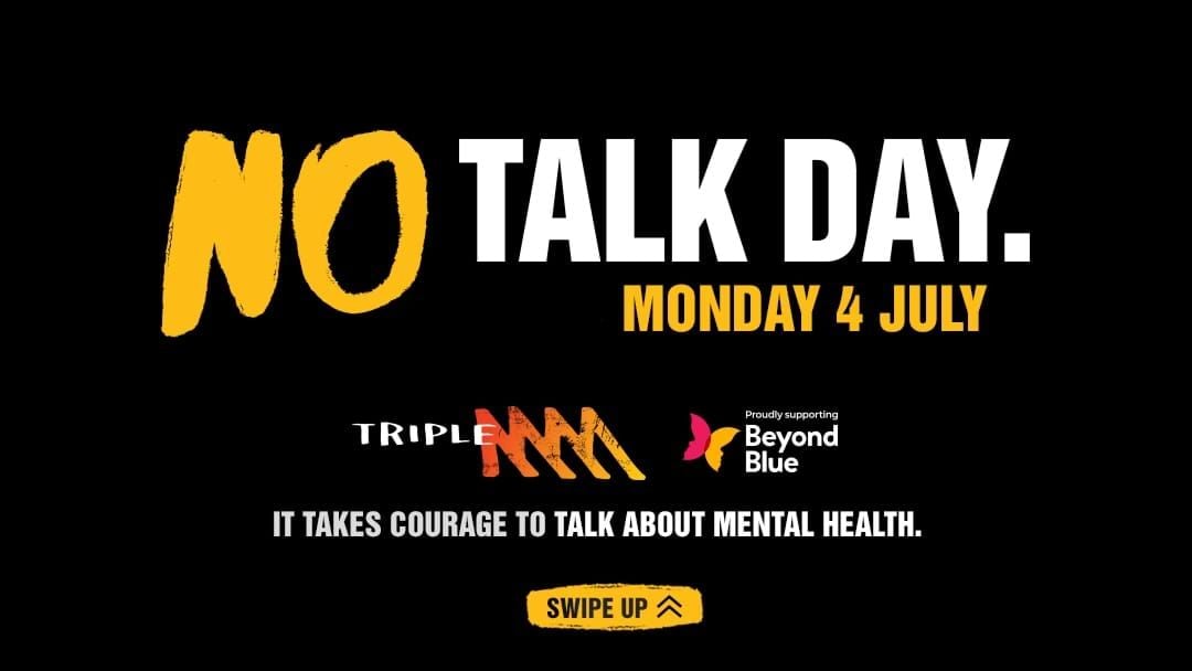 Article heading image for Triple M's No Talk Day 2022: It Takes Courage To Talk About Mental Health
