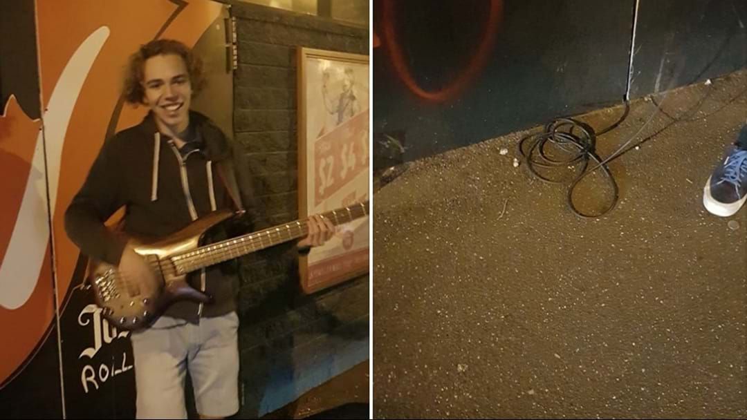 Article heading image for Bass Player Kicked Out Of Venue, Plays Gig From Outside
