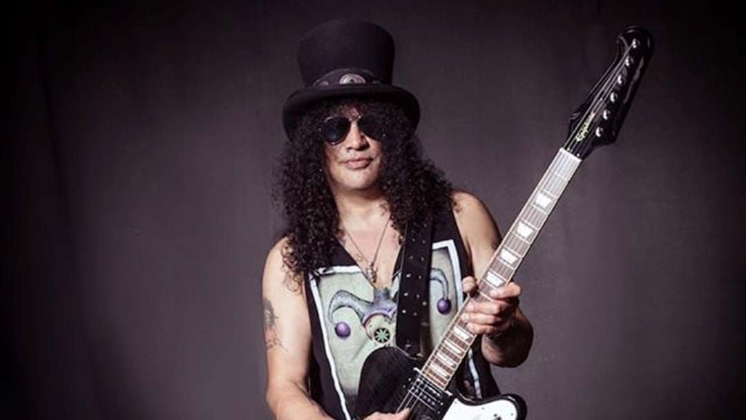 Article heading image for Slash Opens Up About Making Up With Axl Rose And Talks About His New Album