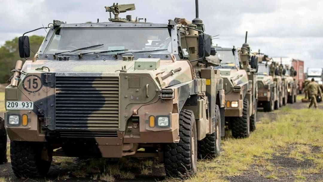 Image d'en-tête d'article pour Morrison confirme que l'Australie enverra des véhicules blindés à l'Ukraine