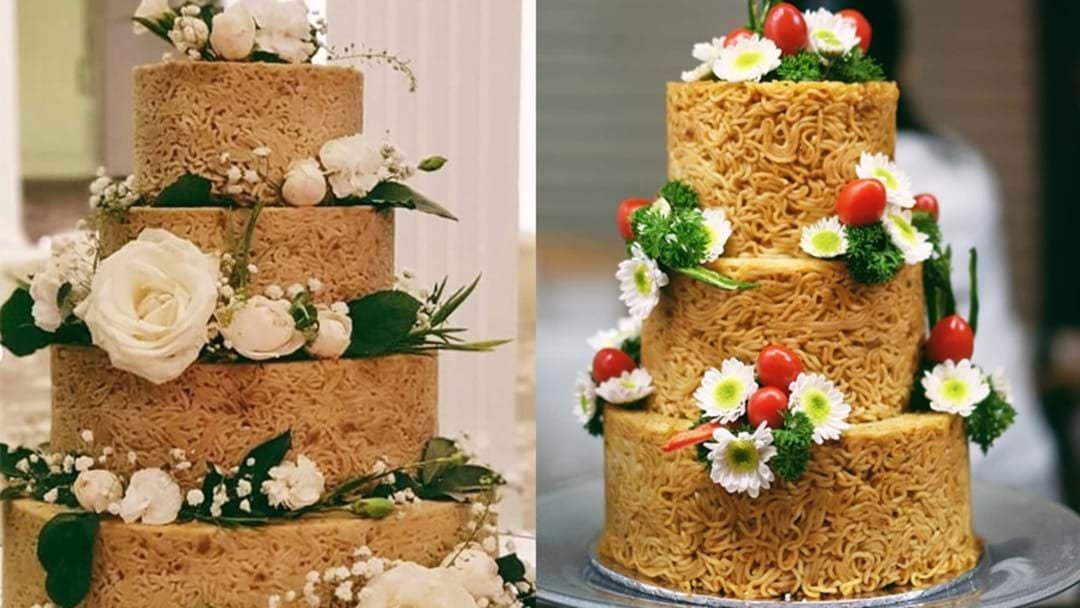 Article heading image for Mi Goreng Wedding Cakes Exist And They Are Glorious