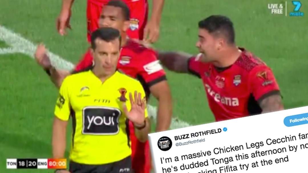 Article heading image for Controversy Ends Tonga's World Cup Fairytale 