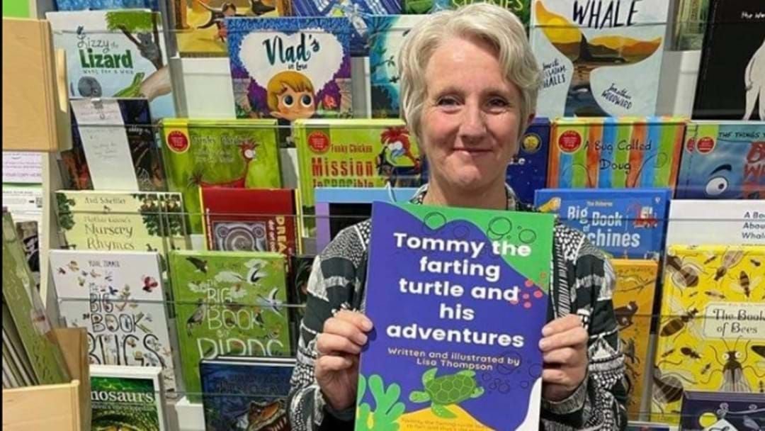 Article heading image for Mackay Author Lisa Thompson Explains The Story Behind "Tommy The Farting Turtle"