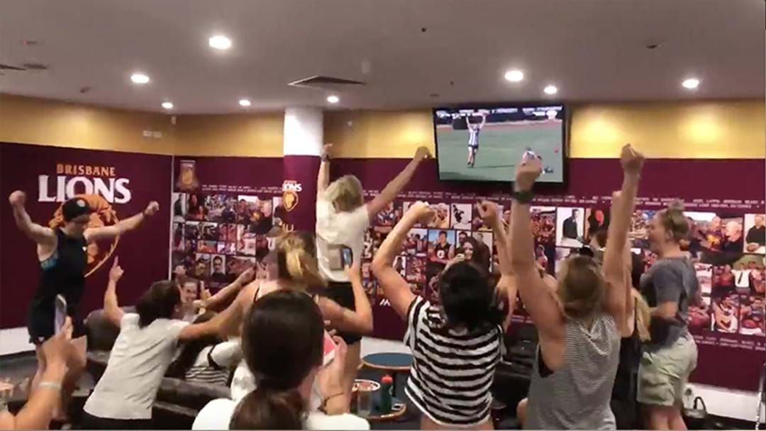 Article heading image for Brisbane's Reaction To Making The AFLW Grand Final Is Bloody Brilliant