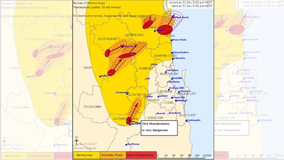 Article heading image for Severe Thunderstorm Warning - Southeast Queensland
