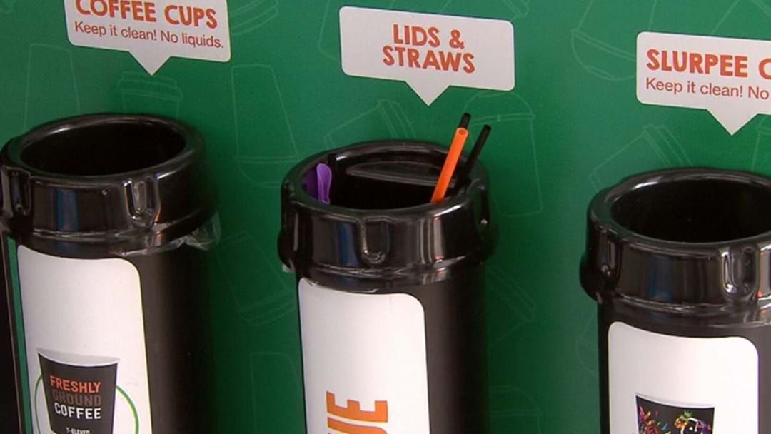 Article heading image for Plastic Straw Recycling Bins To Be Installed In 7-Eleven Stores Across Australia